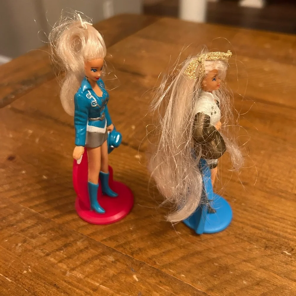Bundle of 1994 Barbie McDonalds Happy Meals figurines as is